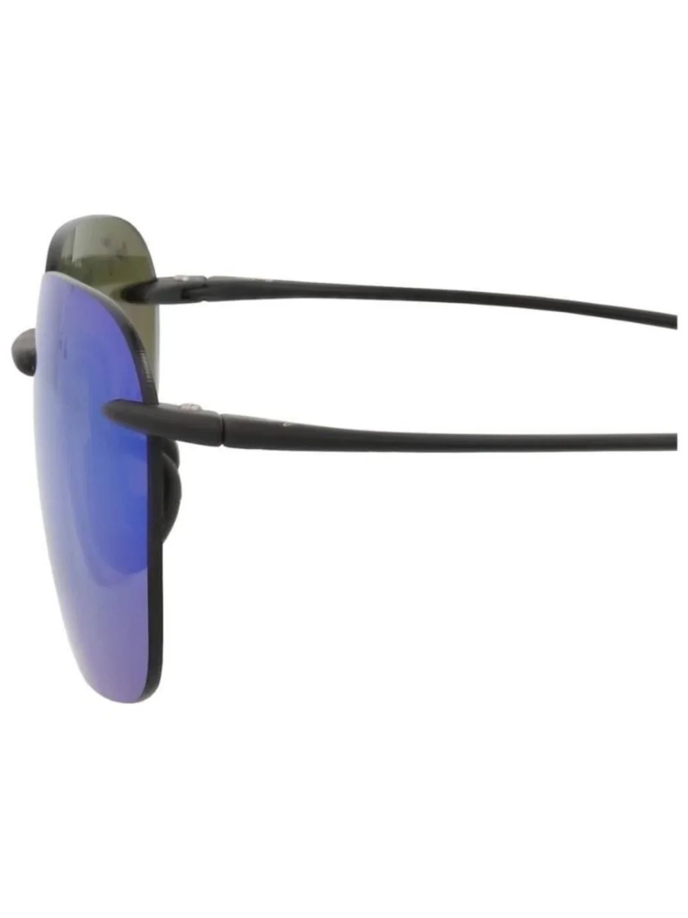 New Maui Jim Unisex Square/Rectangle Black Black Green Fashion Designer Sunglass